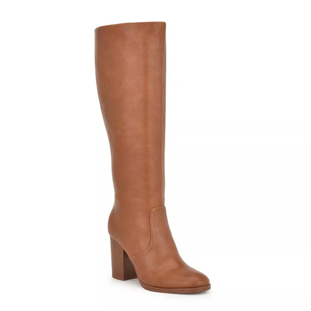 Nine West Linis Tall Cognac Boots